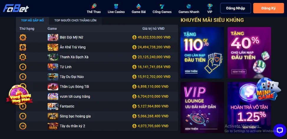 Độ uy tín của ku11bet nổ hũ